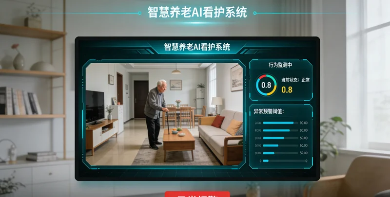 一张对比图，左边是传统阈值报警（数据已超标），右边是AI预警（在数据上升初期就发出警告）