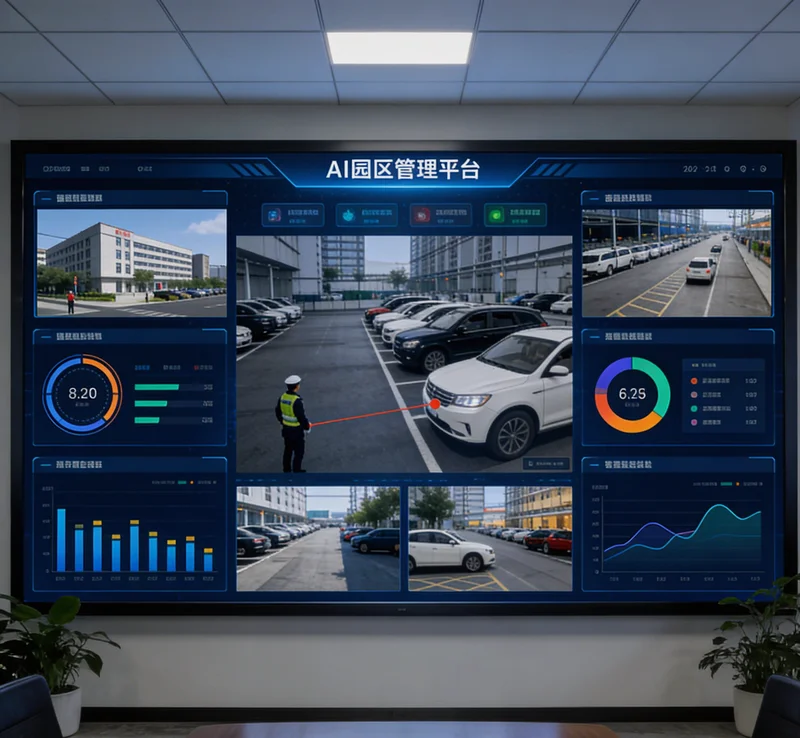 AI裂缝检测系统生成的带识别框和分析数据的报告界面