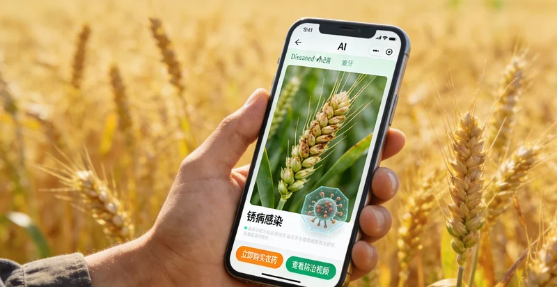 高原上的藏药材种植田,远处有雪山