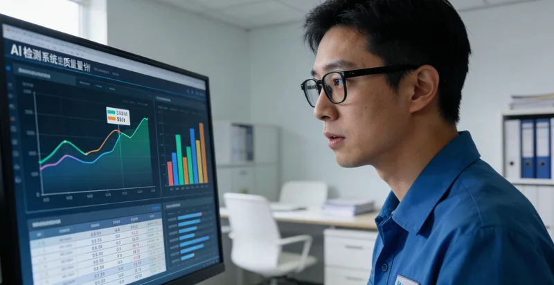 水面支架焊接部件人工质检场景