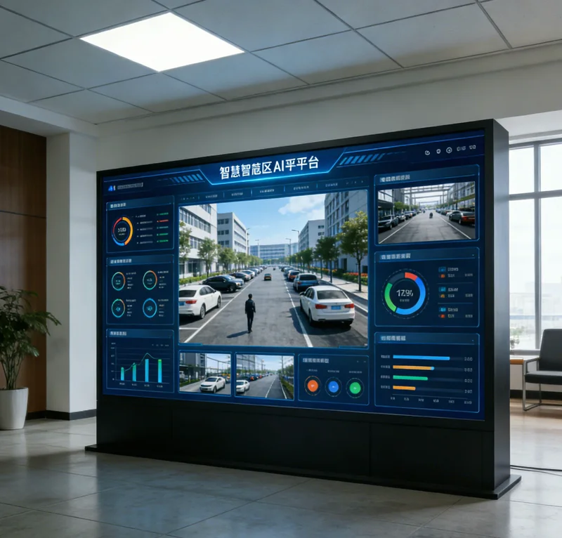AI发电预测系统数据驾驶舱界面示意