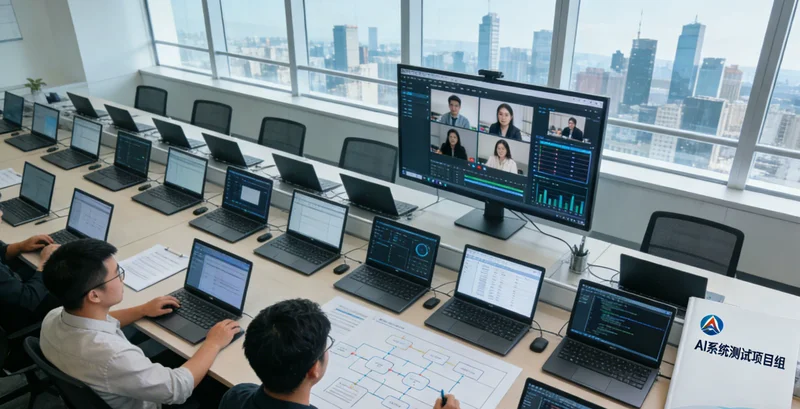 车间内工人正在人工检查垃圾桶安全帽质量