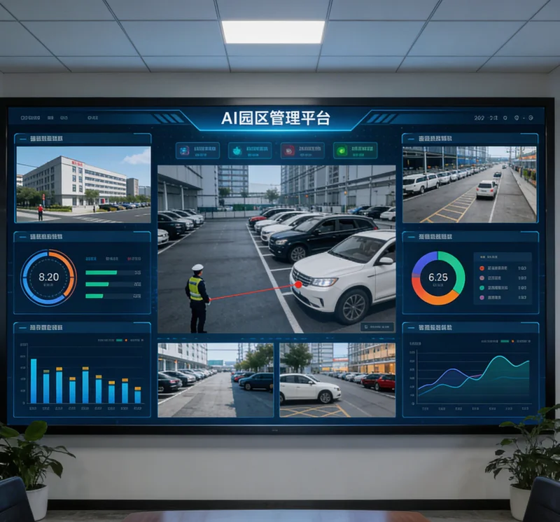 电脑屏幕上显示着设备实时状态与健康度预测界面