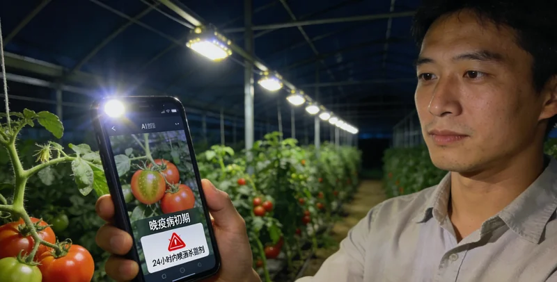 养殖场工人在手动记录温湿度数据