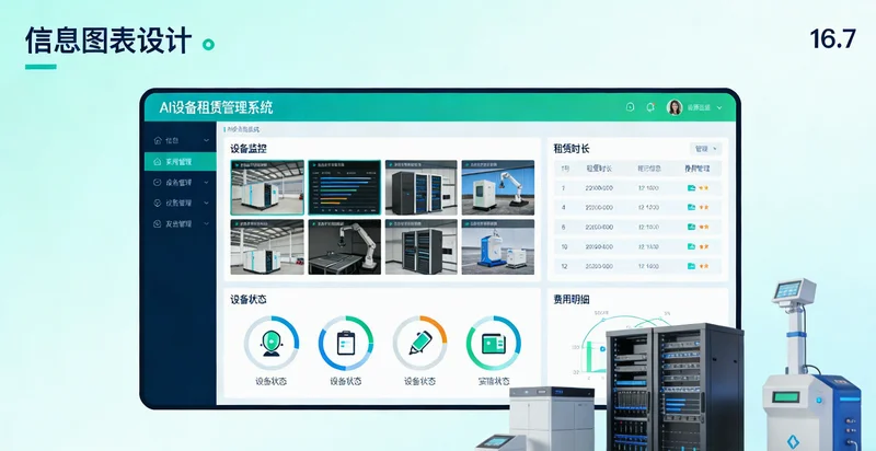 数字芯片制造车间内景，展示光刻机等精密设备