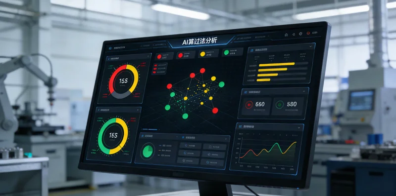 8寸晶圆生产线与MES系统数据看板对比图