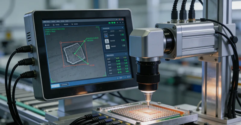 毛巾厂工人正在用卷尺手动测量毛巾尺寸