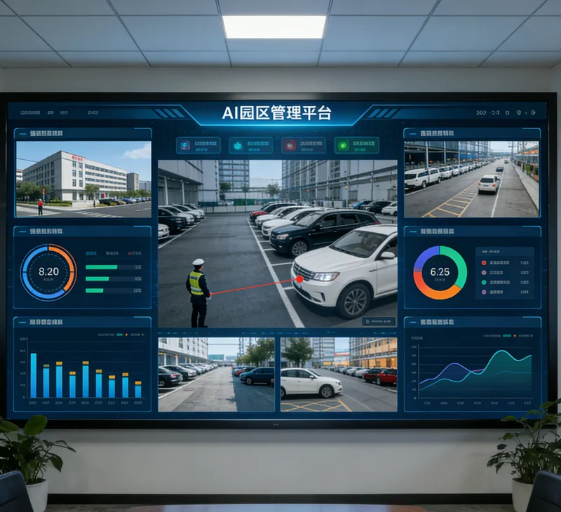 磷酸灌装线上安装的工业相机和防护罩,正在对流动的磷酸进行在线检测