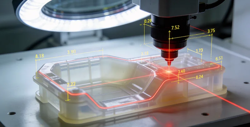 高压电缆生产线上,工人正用卡尺进行人工测量,背景是复杂的生产线