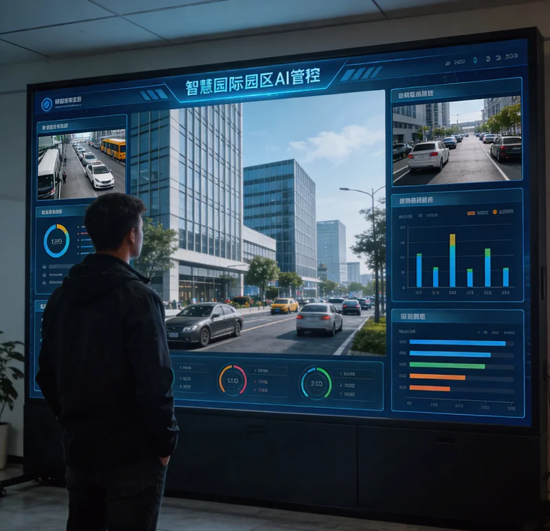 鱼火锅餐桌上的AI点餐智能终端设备特写