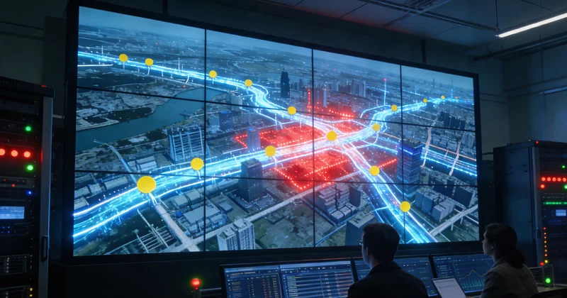 AI用户画像示意图:清晰的人物形象,由社交媒体互动、浏览记录、消费行为等数据流构成