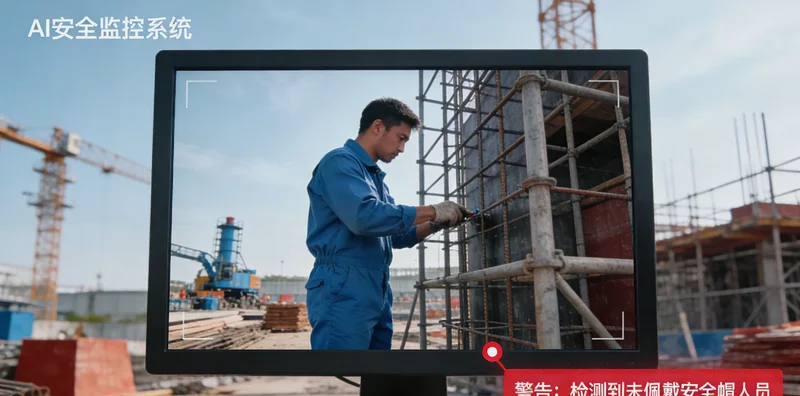 输送带车间硫化区示意图，标注可能误解的摄像头安装点位