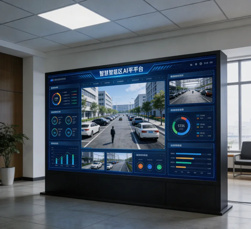 AI检测系统界面，高亮标出皮鞋鞋面上的划痕和胶印瑕疵