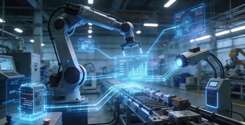 珍珠岩膨胀炉车间现场,标注关键监控点如温度传感器、电流监测位置