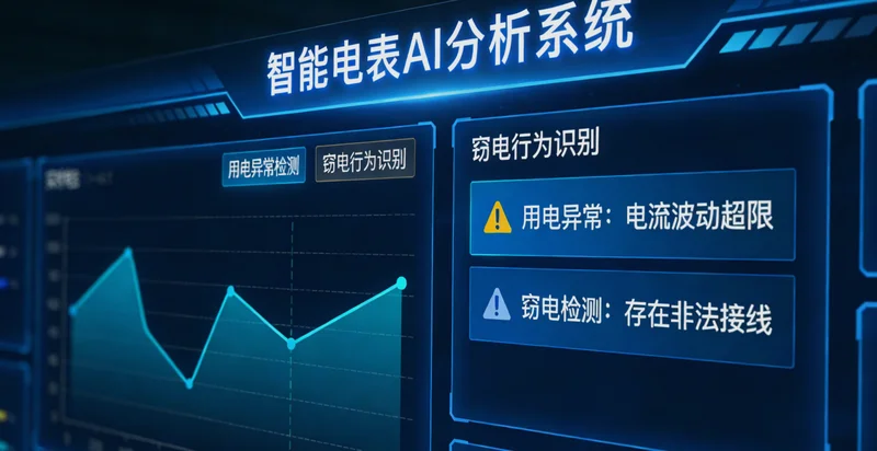 罗茨风机控制柜与电表特写,显示运行参数