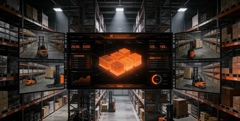 恒温库内部分货品积压过期，部分货架空置的对比场景