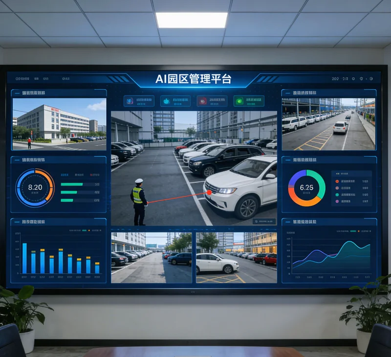 一个简洁的AI预测系统界面，显示不同SKU的未来销量预测曲线和库存建议