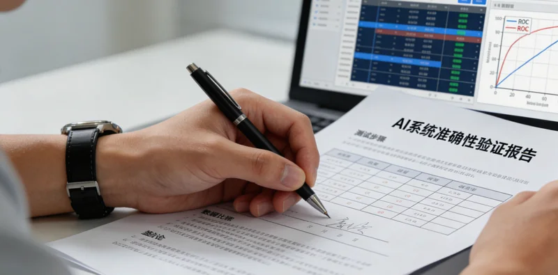 工程师在现场进行AI分拣系统POC测试