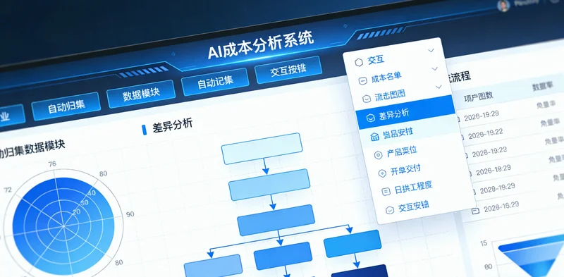 一张信息图，左侧列出现有人工巡检的显性和隐性成本项，右侧列出对应金额的柱状图