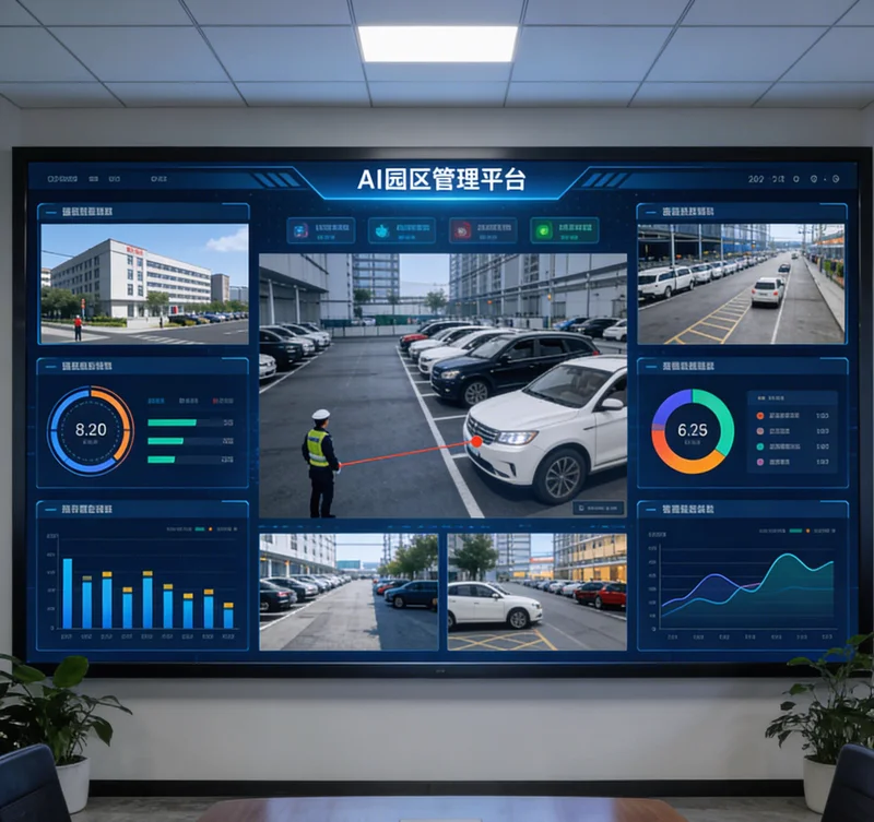 编辑正在使用AI内容审核系统界面进行工作