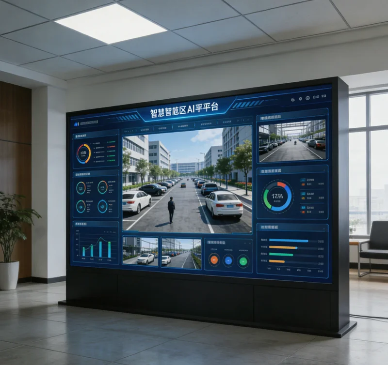 几种不同AI拣选硬件方案（PDA、灯光拣选、穿戴设备）的对比示意图