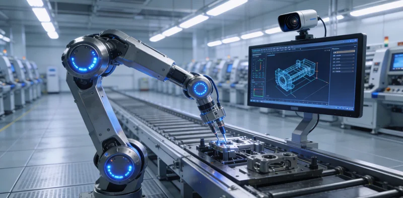 AIMES视觉检测系统正在自动检测流水线上的弹条产品