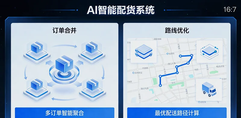 安装配送公司仓库内，部分产品堆积，部分货架空置的场景
