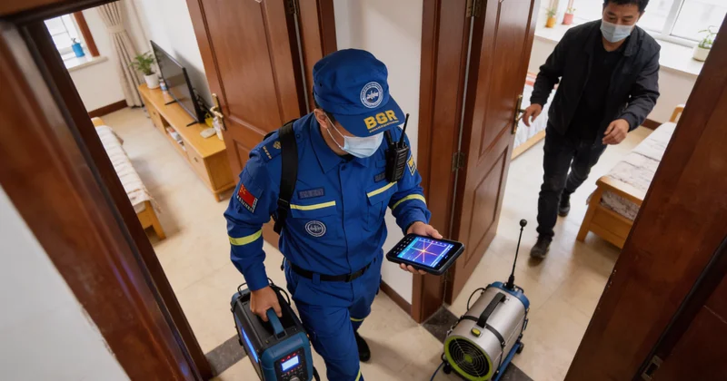 路边交通噪声监测设备与实时数据界面