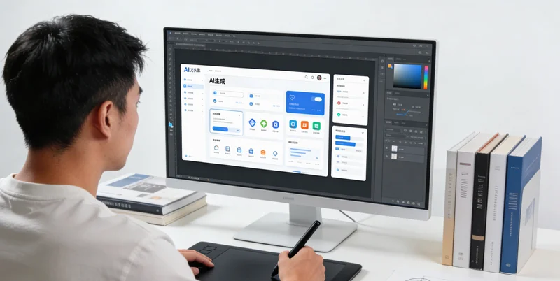 程序化广告团队设计师面对大量素材需求加班场景