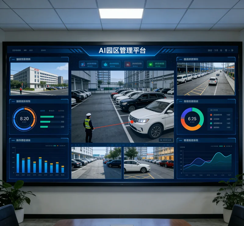 AI视觉系统正在检测游戏机外壳表面划痕