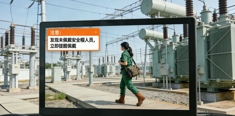 AI摄像头正在监控寿司师傅捏制寿司的过程