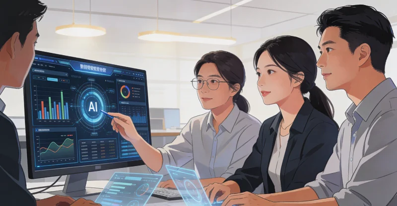 一个模拟的餐饮差评分析仪表盘截图,展示差评分类、趋势和关键词云