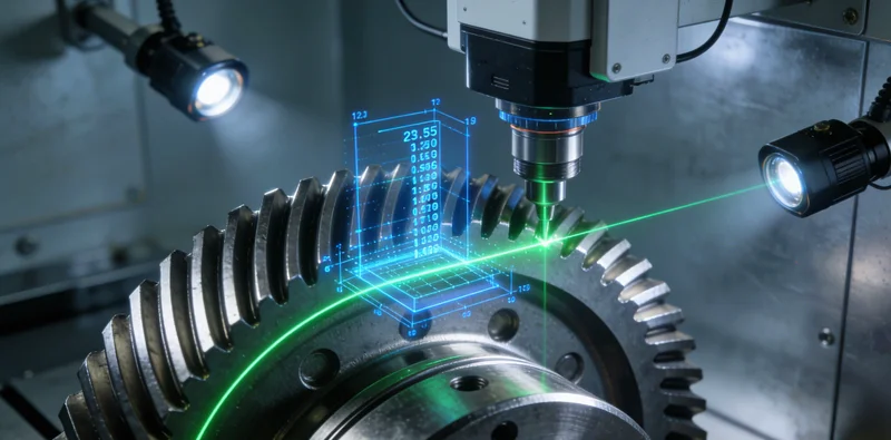 技术人员在森林中进行传统人工样地测量,工作繁重