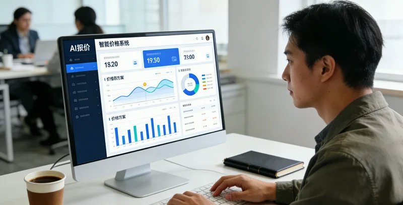 饲料包装线旁，工人正在手动检查包装袋重量