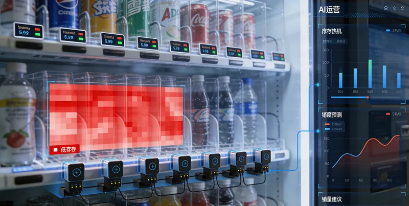 一个电商直播后台的实时数据看板截图，显示用户画像和商品点击数据