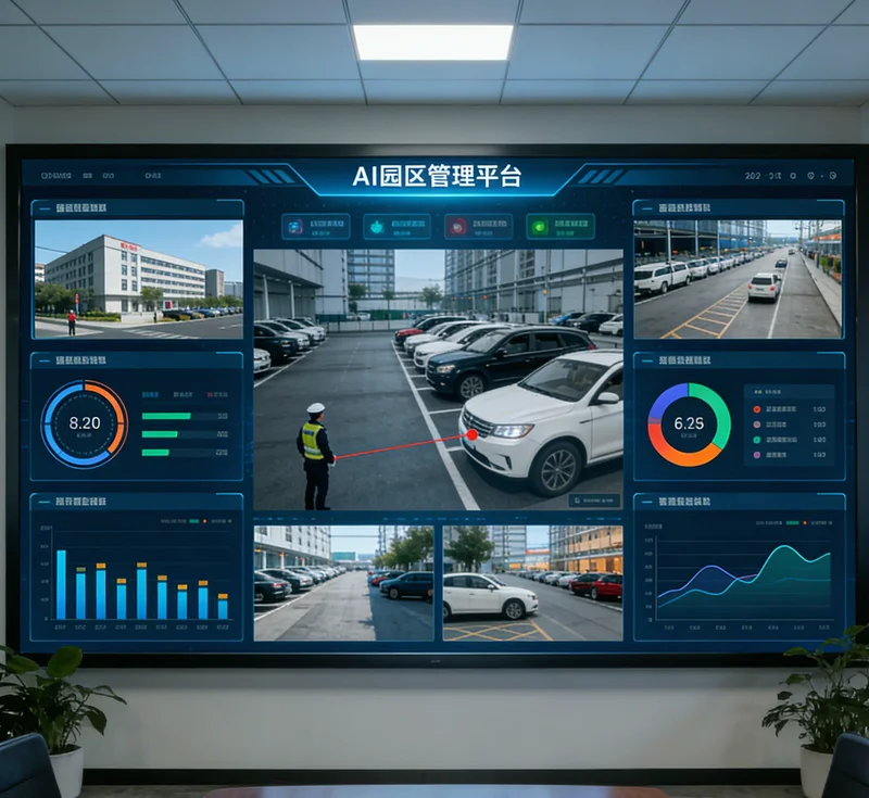 工程师在电脑前对比不同AI供应商的测试分析报告