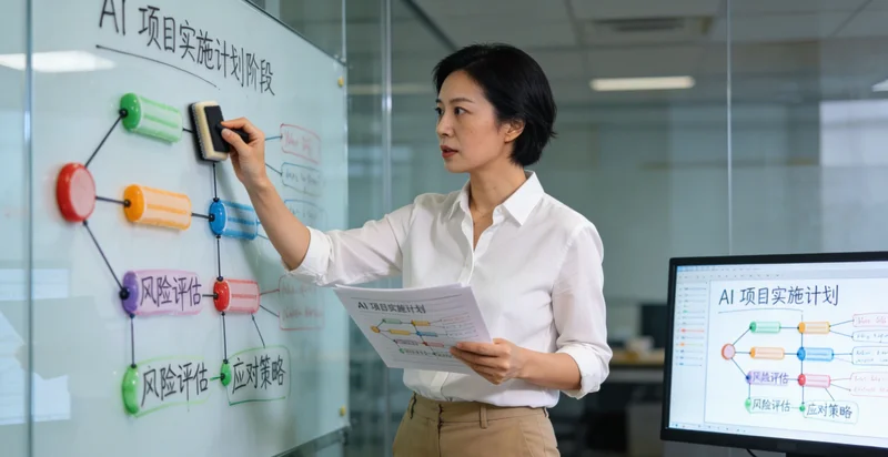 胶合板生产线上，工人正与AIMES系统屏幕交互，检查板面质量