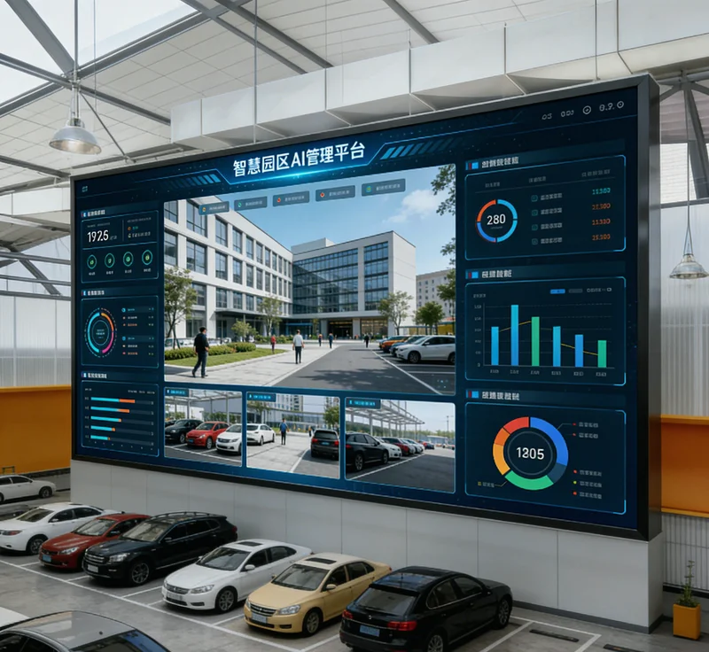 一张AI评论分析系统后台仪表盘示意图，清晰展示问题分类统计、趋势图、预警列表，一目了然。