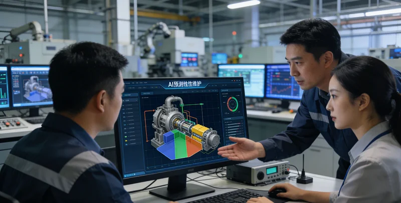 安装在丝锥车间关键工位上方的工业相机特写