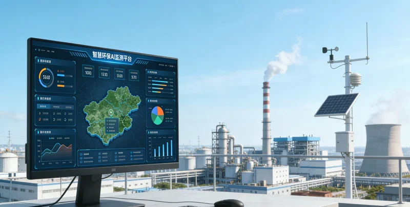 污水厂曝气池场景，示意曝气是能耗大头