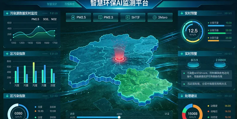 土壤检测现场，多种采样和分析设备摆放，显示压力控制环节复杂