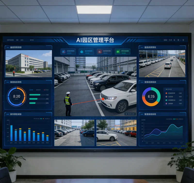 传统人工检测与AI视觉检测系统工作流程对比示意图