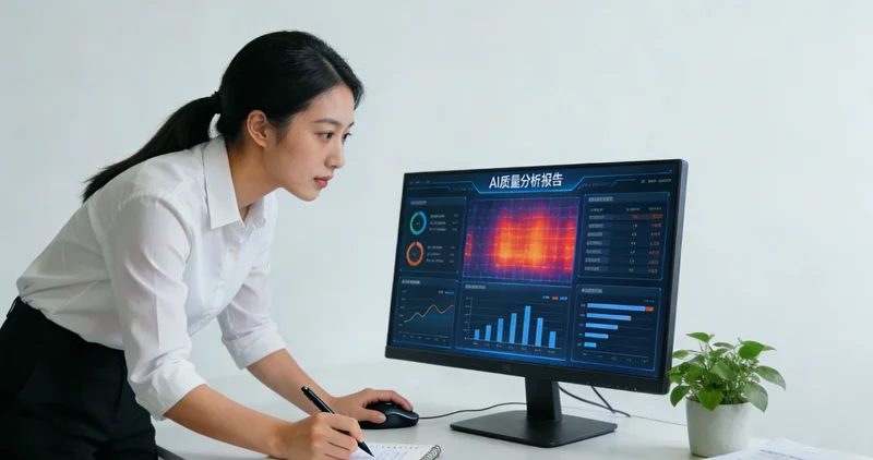 测量仪器生产线上的人工质检工位