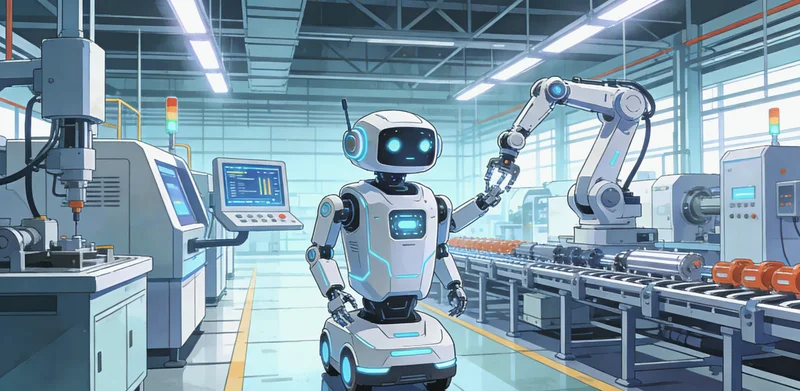 深夜车间里，技术人员正在抢修一台停机的激光切割机，旁边堆放着待加工的板材。