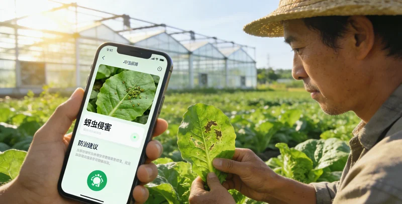 凌晨塘口,养殖人员打手电查看对虾情况