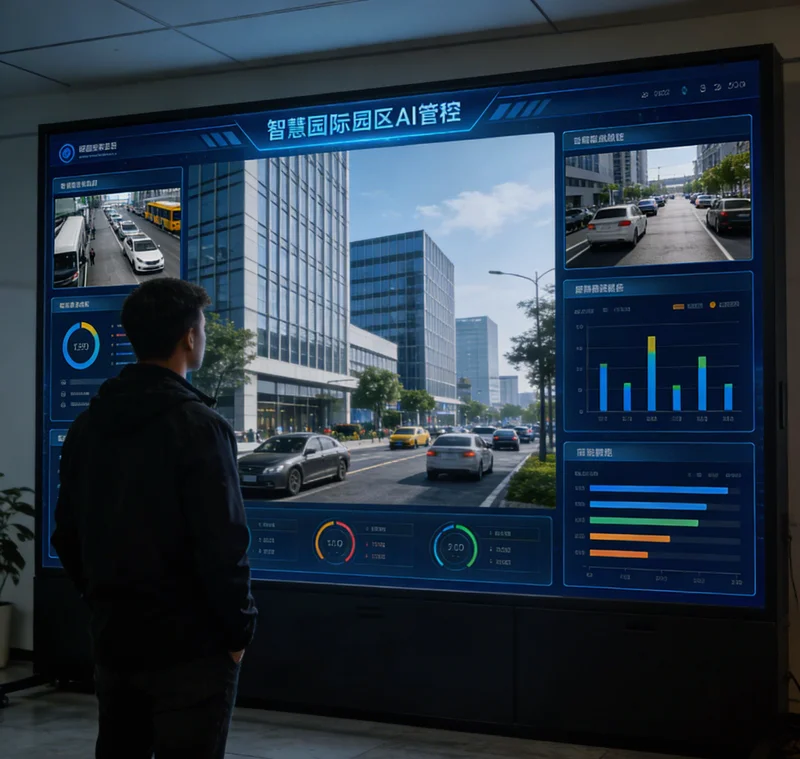 图示三种供应商类型：视觉硬件公司、纯软件算法公司、系统集成商，及其核心特点