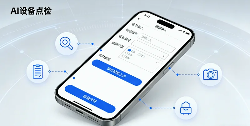 一张长租公寓老板在电脑前查看各平台评论,面露困惑的插画,旁边有一个自测问题清单