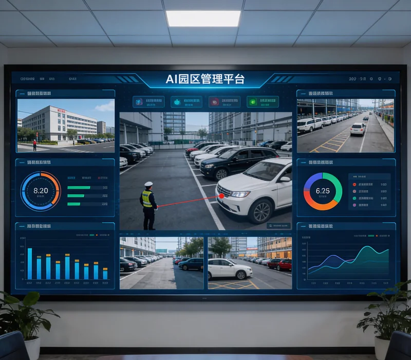 AI供应链预测系统驾驶舱界面，展示库存水位与预警