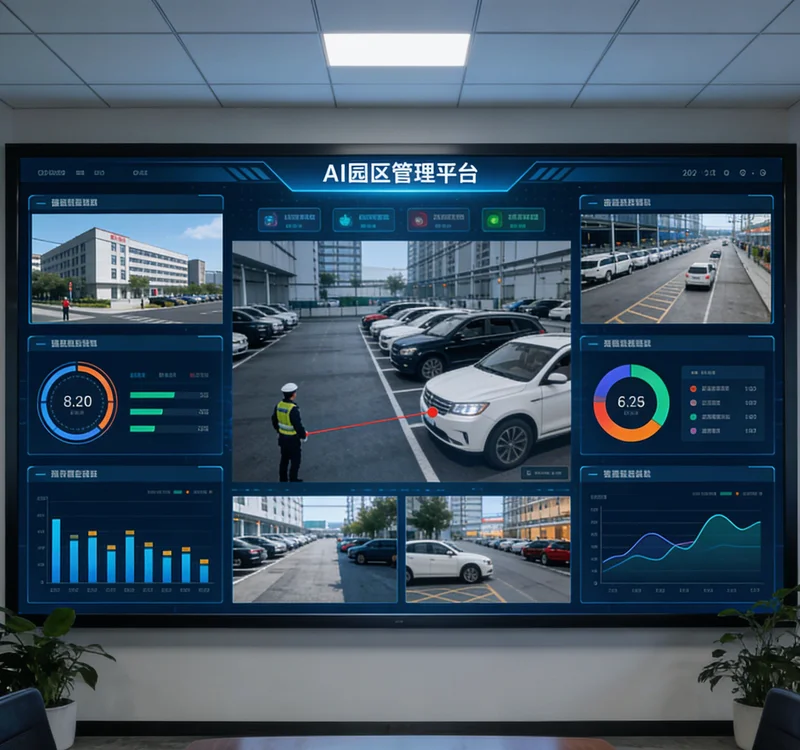 AI视觉分拣系统正在自动识别和分拣离子除臭设备的高压模块部件