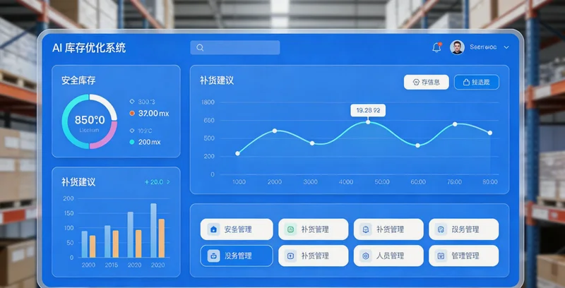 一张显示高值医疗器械库存看板与效期预警的示意图
